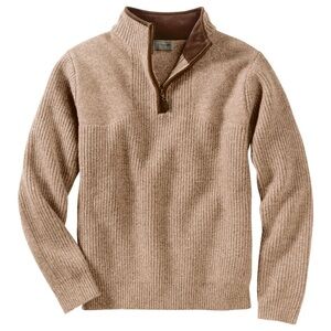 L.L. Bean Men's Waterfowl 100% Merino Lamb Wool Sweater